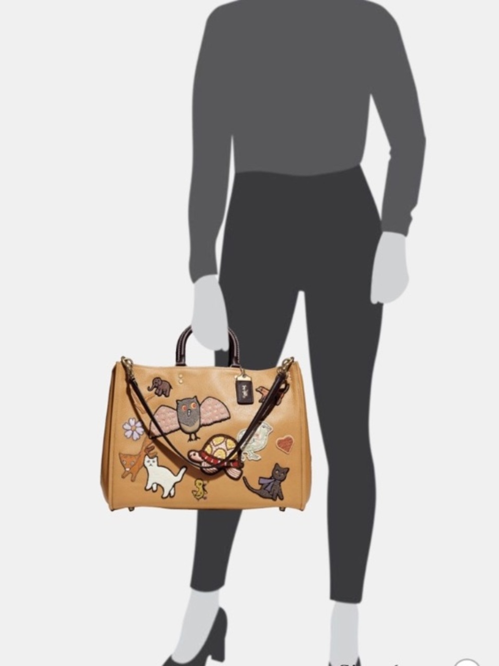 Coach Rogue 39 Shoulder Bag - Brown - Picture 5 of 12